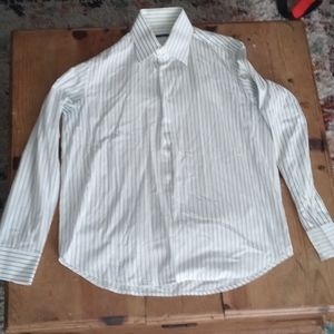 SISLEY Slim striped Stretch Cotton 1MX Dress Shirt